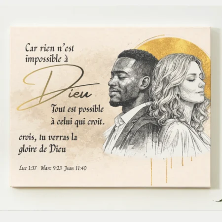 Custom Interior Frame Gold | Custom message